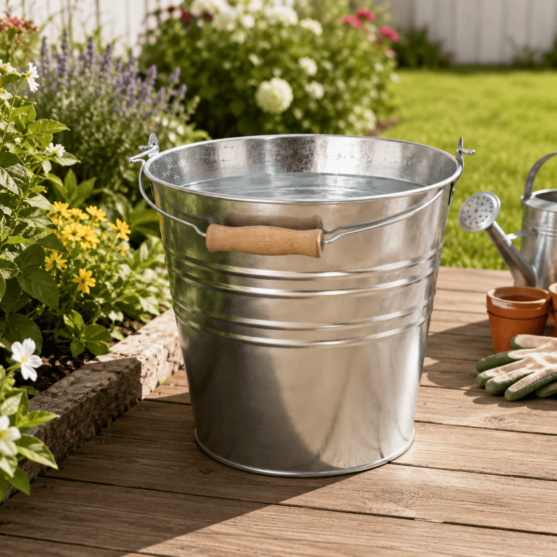 Galvanised Steel Utility Bucket